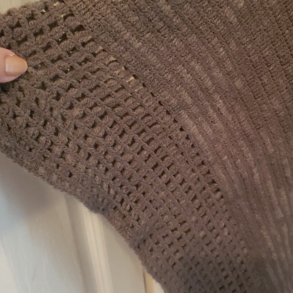 Max Studio grey poncho one size - Picture 2 of 7